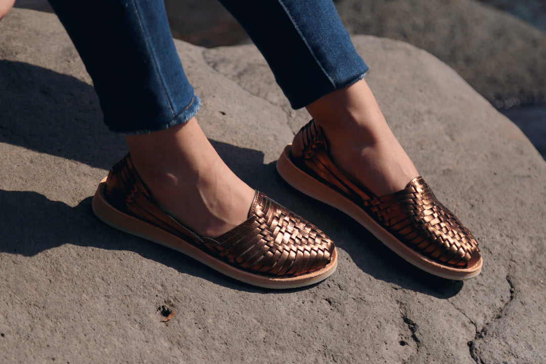 Bronze Weaved Loafer